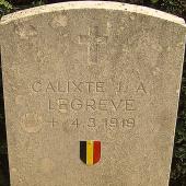 Grave of Calixte Jean Arthur LEGREVE