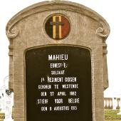 Grave of Erneste Emile MAHIEU