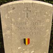 Grave of Hubert Joseph RAEMAEKERS