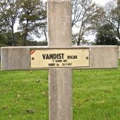 Grave of Oscar Ernest VANDIST