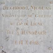 Grave of Nicolas Edouard DEGROODT