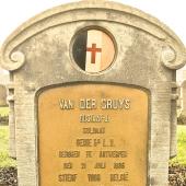 Grave of Gustavus Joannes Franciscus VAN DER CRUYS