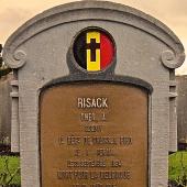 Grave of Omer AlfredAlphonse RISACK
