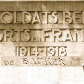 Grave of Marius Adhemar Leon Henri DE BACKER