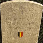 Grave of Mauritius Arthur Aloïsius VERHAEGHE