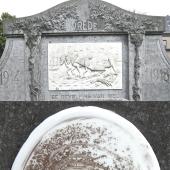 Grave of Camille Petrus VAN DE MOSSELAER