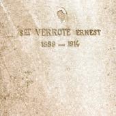 Grave of Ernest Alfons VERROTE