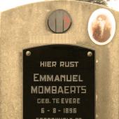 Grave of Emmanuel MOMBAERTS