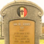 Grave of Alouis VAN DE VOORDE
