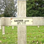 Grave of Gaston Eugene Joseph Ghislain GAUTHIER