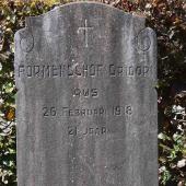 Grave of Grigorii FORMENSCHOF