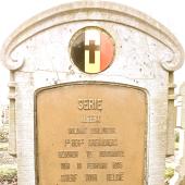 Grave of Alberic Ghislain SERIE