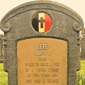 Grave of Evariste Leopold LETE