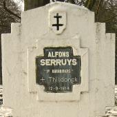 Grave of Alphonsus Joseph SERRUYS