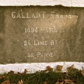 Grave of Frans August GALLANT