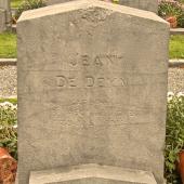 Grave of Joannes Maria Alfredus DEDEYN