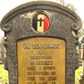 Grave of Josephus VAN DEN BRANDE