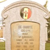 Grave of Emile Auguste Pierre Ghislain DE GROOTE