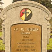 Grave of Franciscus Jacobus VAN DE WOUWER