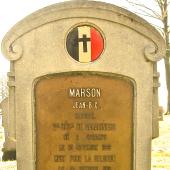 Grave of Jean Baptiste Constant MARSON