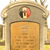 Grave of Julius Aloisius MAES