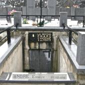 Grave of Ernest Jules ANDRÉ