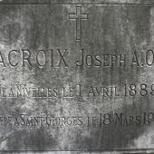 Grave of Joseph Antoine Omer Ghislain LACROIX
