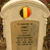 Grave of Lambert Raymond LOWET