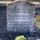 Grave of Albert Jean Jerome PLUMACHER