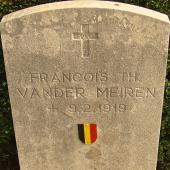 Grave of François Theodore VAN DER MEIREN