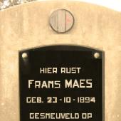 Grave of Frans Pieter Lodewijk MAES