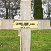Grave of Alberic Aubert GHYSELINCK