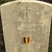 Grave of Ursmarus Robert GAUBLOMME