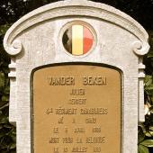 Grave of Julianus Leo VAN DER BEKEN