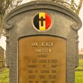 Graf van Frans Maurice VAN ACKER