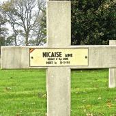 Grave of Aimé Maximilien Leon NICAISE