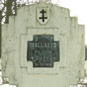 Grave of Benoni Hendrik WALLAYS