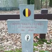 Grave of Philippe, A.L. DE BIBER (BARON)
