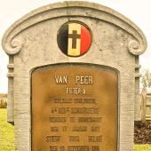 Grave of Petrus Alphonsus VAN PEER