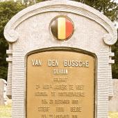 Grave of Sylvère Omer VAN DEN BUSSCHE