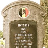 Grave of Oscar Geboren Steurbaut MATTHYS