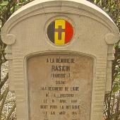 Grave of Jean François RASKIN