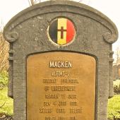 Grave of Julianus Alphonsius MACKEN
