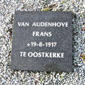 Grave of Francies Joannes VAN AUDENHOVE