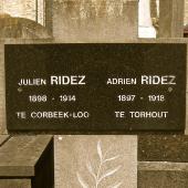 Grave of Julien Henri Cornélis RIDEZ